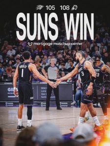 Read more about the article 0.7秒！布克三分絕殺聯盟第一　雷霆73勝9負神話正式破滅，年輕王朝第一次被現實教育